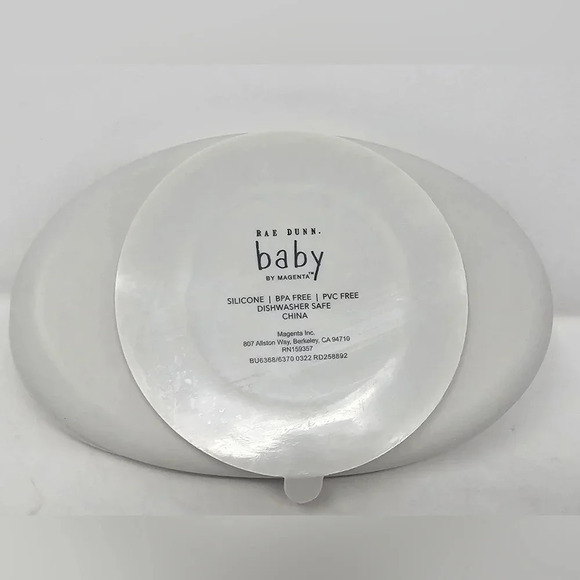 Rae Dunn Silicone Plate Baby Toddler Bowl FRUIT VEGGIES GOOD STUFF - Picture 2 of 6